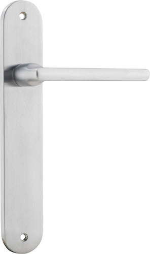 IVER BALTIMORE DOOR LEVER HANDLE ON OVAL BACKPLATE - CUSTOMISE TO YOUR NEEDS