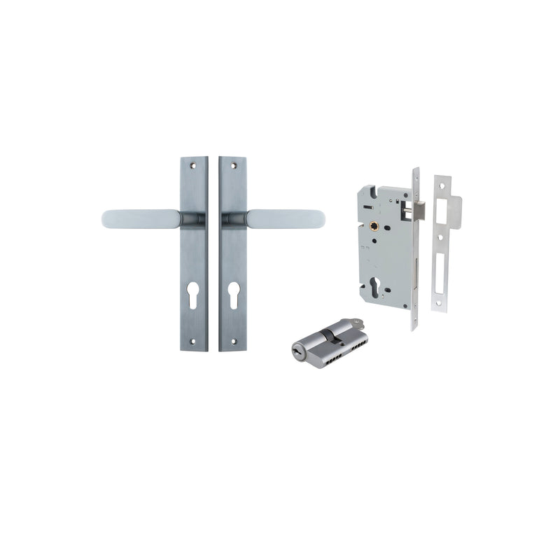 IVER BRONTE DOOR LEVER HANDLE ON RECTANGULAR BACKPLATE - CUSTOMISE TO YOUR NEEDS