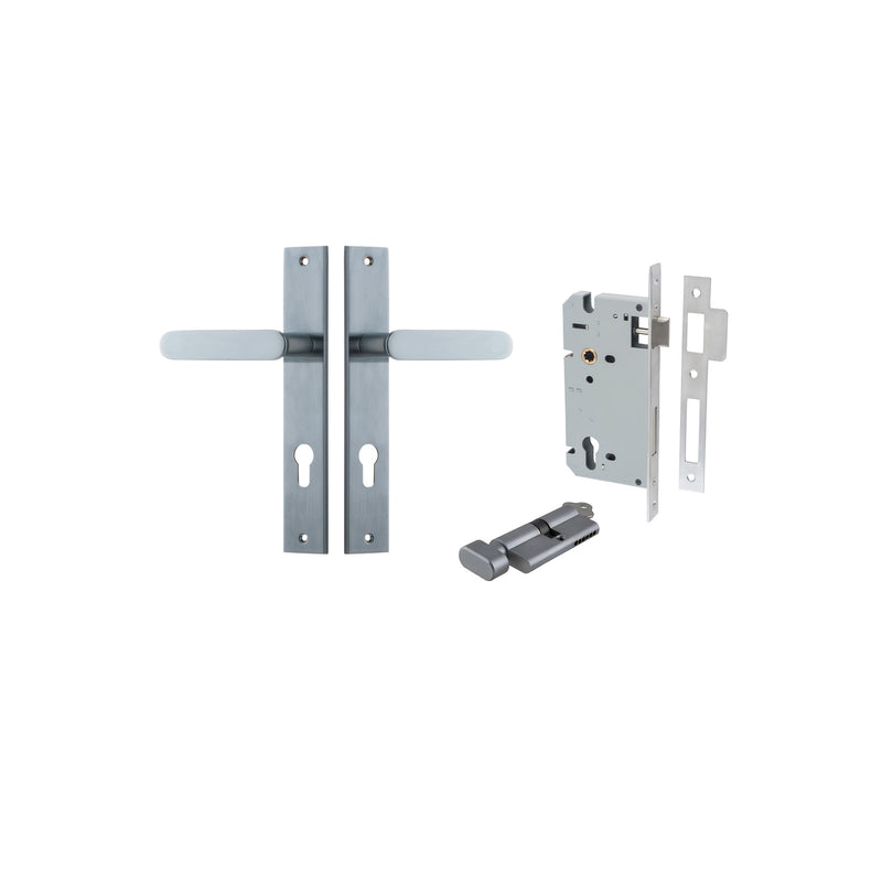 IVER BRONTE DOOR LEVER HANDLE ON RECTANGULAR BACKPLATE - CUSTOMISE TO YOUR NEEDS