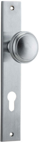 IVER PADDINGTON DOOR KNOB ON RECTANGULAR BACKPLATE - CUSTOMISE TO YOUR NEEDS