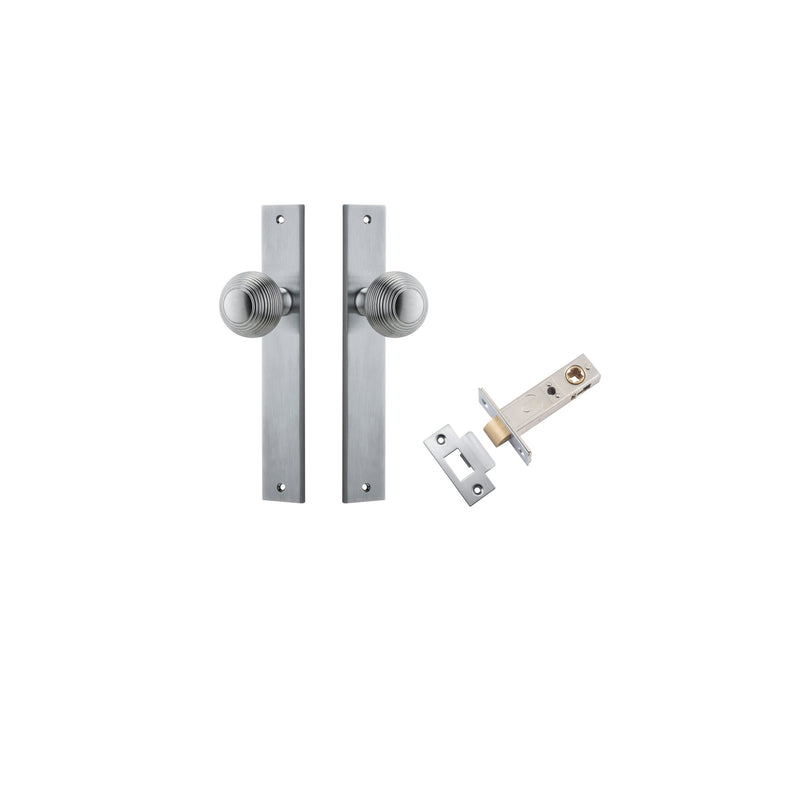 IVER GUILDFORD DOOR KNOB ON RECTANGULAR BACKPLATE - CUSTOMISE TO YOUR NEEDS