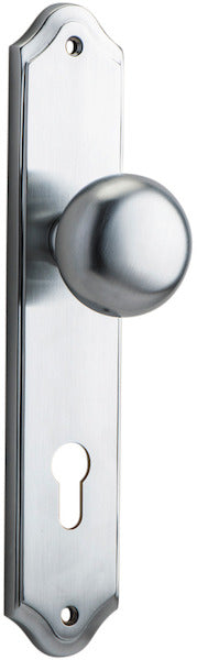 IVER CAMBRIDGE DOOR KNOB ON SHOULDERED BACKPLATE - CUSTOMISE TO YOUR NEEDS