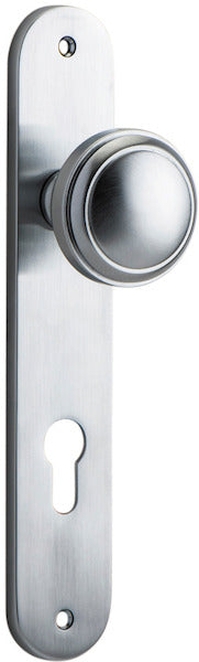 IVER PADDINGTON DOOR KNOB ON OVAL BACKPLATE - CUSTOMISE TO YOUR NEEDS