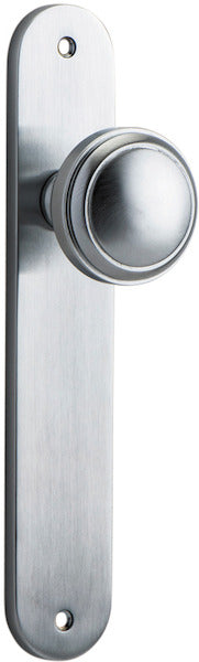 IVER PADDINGTON DOOR KNOB ON OVAL BACKPLATE - CUSTOMISE TO YOUR NEEDS