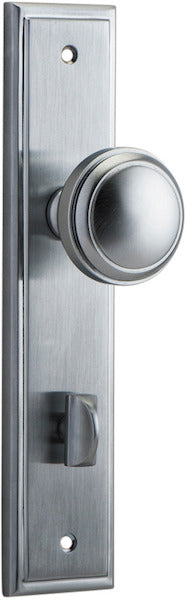 IVER PADDINGTON DOOR KNOB ON STEPPED BACKPLATE - CUSTOMISE TO YOUR NEEDS