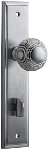 IVER GUILDFORD DOOR KNOB ON STEPPED BACKPLATE - CUSTOMISE TO YOUR NEEDS