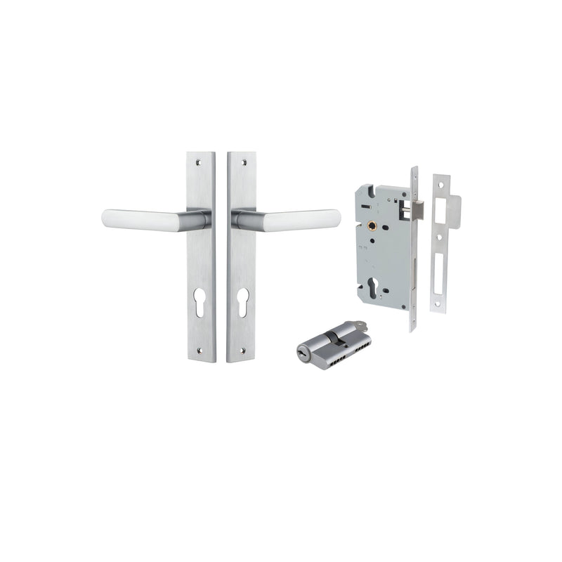 IVER OSAKA DOOR LEVER HANDLE ON RECTANGULAR BACKPLATE - CUSTOMISE TO YOUR NEEDS