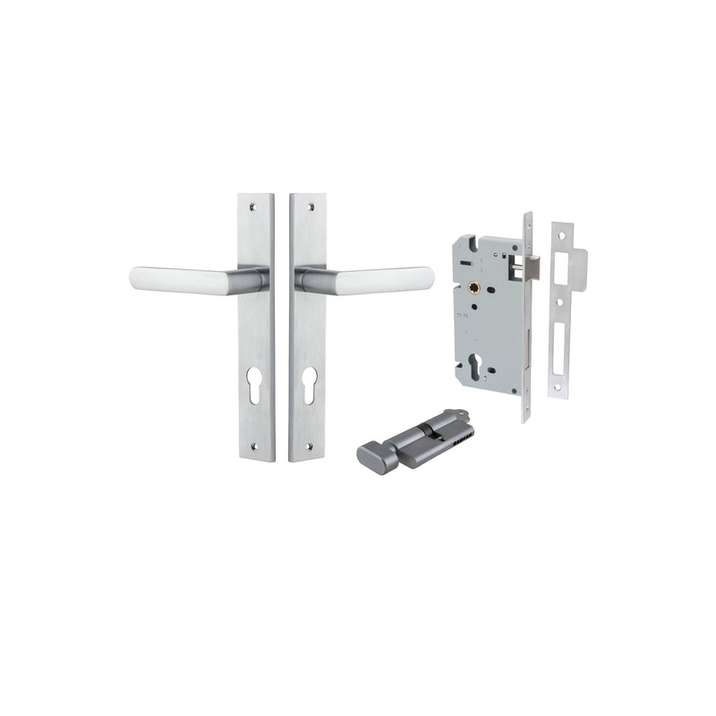 IVER OSAKA DOOR LEVER HANDLE ON RECTANGULAR BACKPLATE - CUSTOMISE TO YOUR NEEDS