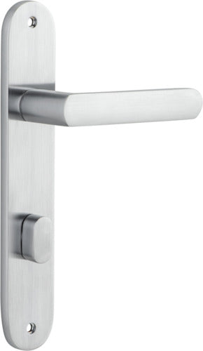 IVER OSAKA DOOR LEVER HANDLE ON OVAL BACKPLATE - CUSTOMISE TO YOUR NEEDS