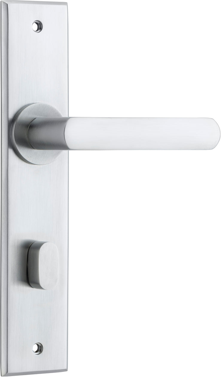 IVER OSAKA DOOR LEVER HANDLE ON CHAMFERED BACKPLATE - CUSTOMISE TO YOUR NEEDS