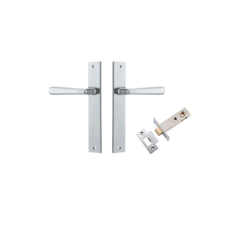 IVER COPENHAGEN DOOR LEVER HANDLE ON RECTANGULAR BACKPLATE - CUSTOMISE TO YOUR NEEDS