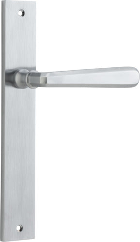 IVER COPENHAGEN DOOR LEVER HANDLE ON RECTANGULAR BACKPLATE - CUSTOMISE TO YOUR NEEDS