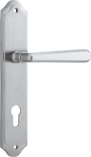 IVER COPENHAGEN DOOR LEVER HANDLE ON SHOULDERED BACKPLATE - CUSTOMISE TO YOUR NEEDS