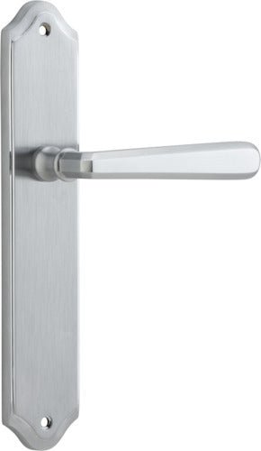 IVER COPENHAGEN DOOR LEVER HANDLE ON SHOULDERED BACKPLATE - CUSTOMISE TO YOUR NEEDS