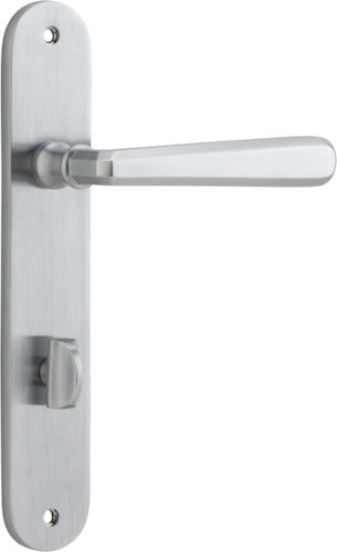 IVER COPENHAGEN DOOR LEVER HANDLE ON OVAL BACKPLATE - CUSTOMISE TO YOUR NEEDS