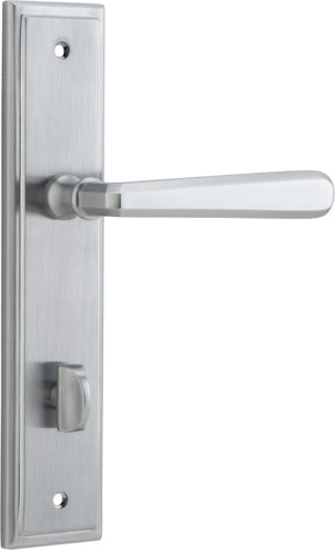 IVER COPENHAGEN DOOR LEVER HANDLE ON STEPPED BACKPLATE - CUSTOMISE TO YOUR NEEDS