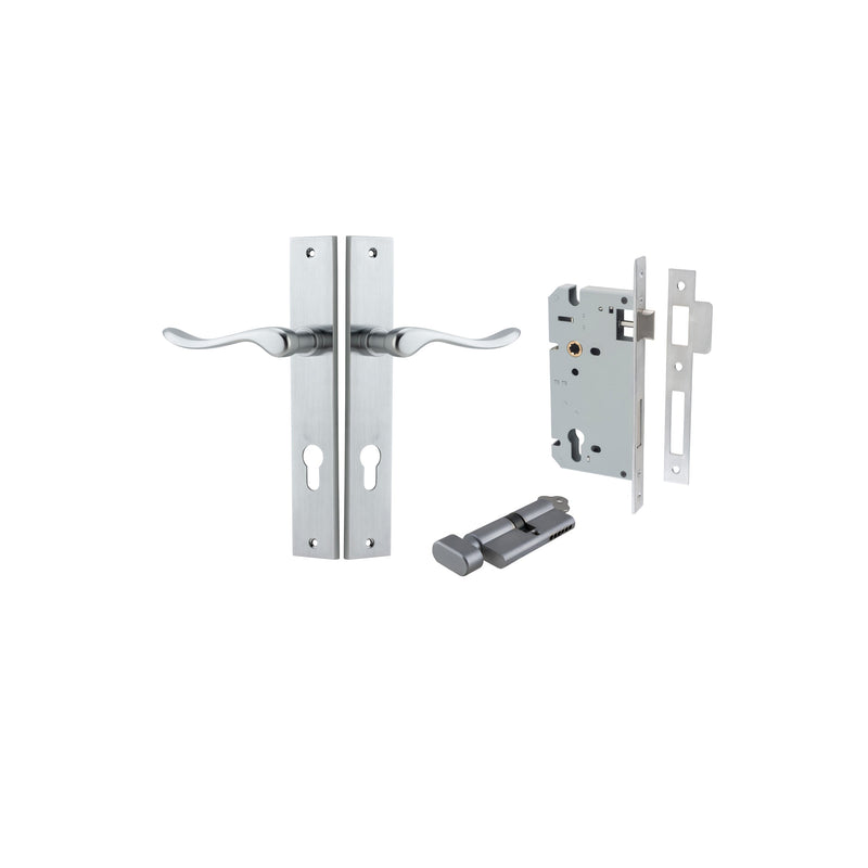 IVER STIRLING DOOR LEVER HANDLE ON RECTANGULAR BACKPLATE - CUSTOMISE TO YOUR NEEDS