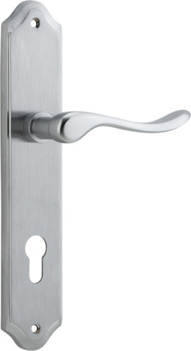 IVER STIRLING DOOR LEVER HANDLE ON SHOULDERED BACKPLATE - CUSTOMISE TO YOUR NEEDS