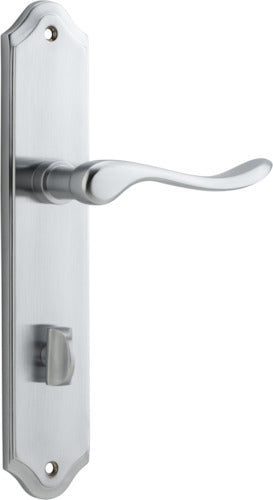 IVER STIRLING DOOR LEVER HANDLE ON SHOULDERED BACKPLATE - CUSTOMISE TO YOUR NEEDS