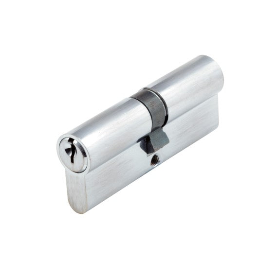 ZANDA EURO PROFILE CYLINDER 70MM – 6 PIN SATIN CHROME