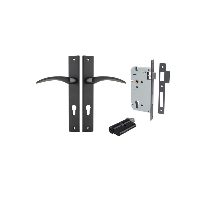 IVER OXFORD DOOR LEVER HANDLE ON RECTANGULAR BACKPLATE - CUSTOMISE TO YOUR NEEDS