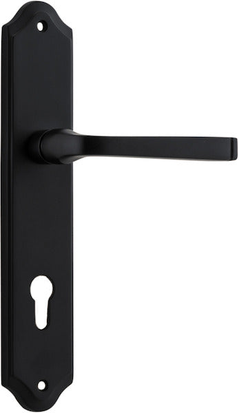 IVER ANNECY DOOR LEVER HANDLE ON SHOULDERED BACKPLATE - CUSTOMISE TO YOUR NEEDS