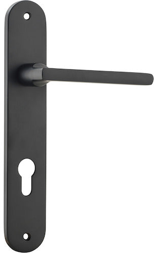 IVER BALTIMORE DOOR LEVER HANDLE ON OVAL BACKPLATE - CUSTOMISE TO YOUR NEEDS