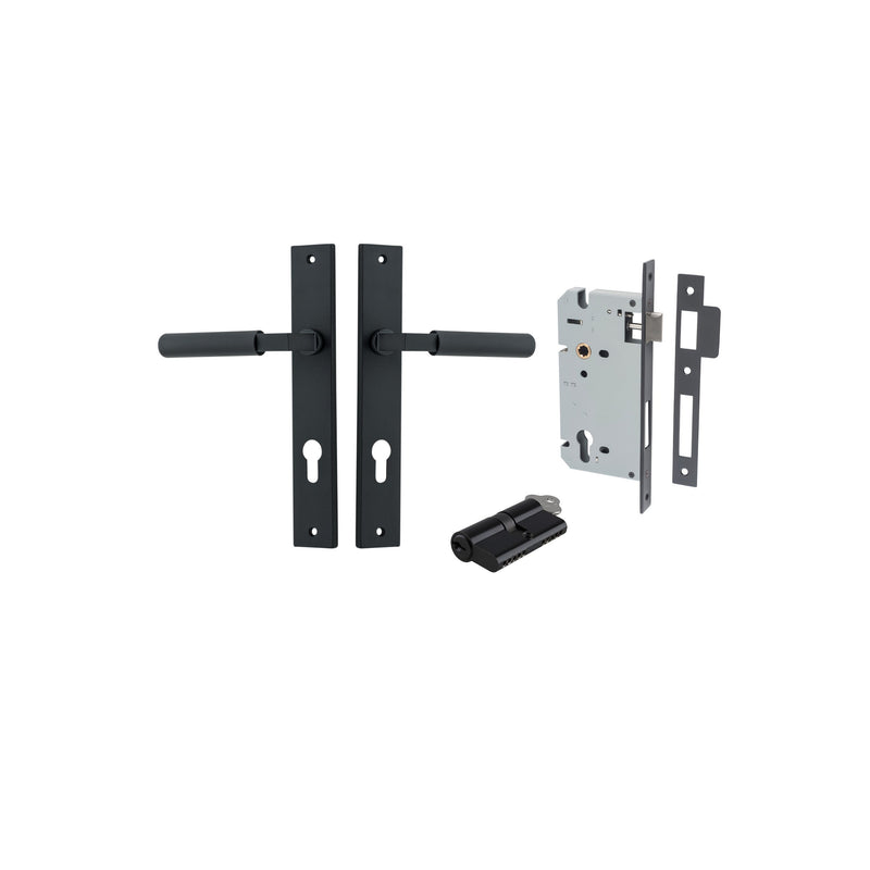 IVER BRUNSWICK DOOR LEVER HANDLE ON RECTANGULAR BACKPLATE - CUSTOMISE TO YOUR NEEDS