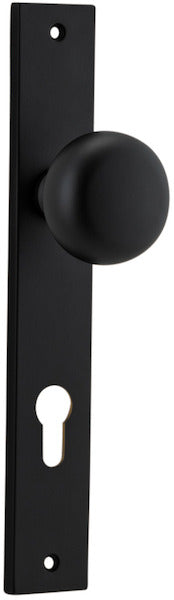 IVER CAMBRIDGE DOOR KNOB ON RECTANGULAR BACKPLATE - CUSTOMISE TO YOUR NEEDS