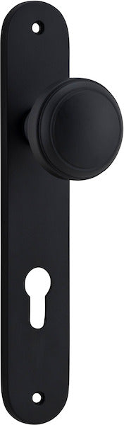 IVER PADDINGTON DOOR KNOB ON OVAL BACKPLATE - CUSTOMISE TO YOUR NEEDS