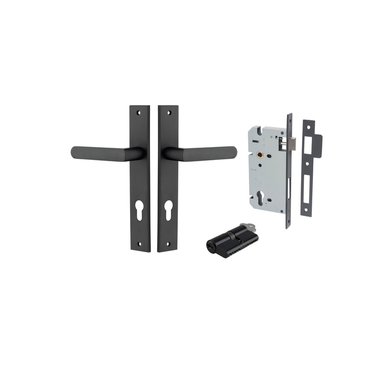 IVER OSAKA DOOR LEVER HANDLE ON RECTANGULAR BACKPLATE - CUSTOMISE TO YOUR NEEDS