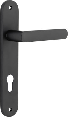 IVER OSAKA DOOR LEVER HANDLE ON OVAL BACKPLATE - CUSTOMISE TO YOUR NEEDS