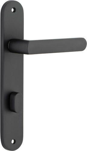 IVER OSAKA DOOR LEVER HANDLE ON OVAL BACKPLATE - CUSTOMISE TO YOUR NEEDS