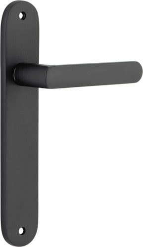 IVER OSAKA DOOR LEVER HANDLE ON OVAL BACKPLATE - CUSTOMISE TO YOUR NEEDS