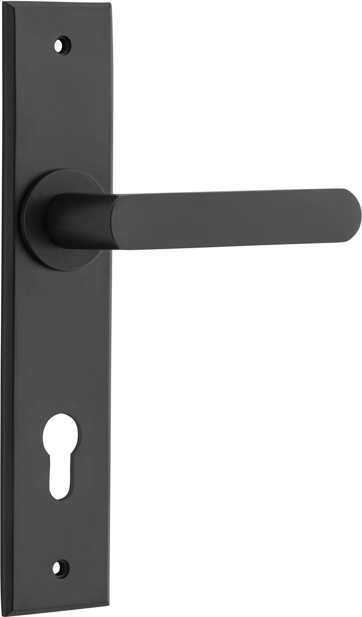 IVER OSAKA DOOR LEVER HANDLE ON CHAMFERED BACKPLATE - CUSTOMISE TO YOUR NEEDS