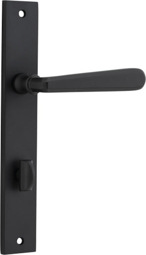 IVER COPENHAGEN DOOR LEVER HANDLE ON RECTANGULAR BACKPLATE - CUSTOMISE TO YOUR NEEDS