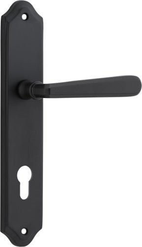 IVER COPENHAGEN DOOR LEVER HANDLE ON SHOULDERED BACKPLATE - CUSTOMISE TO YOUR NEEDS