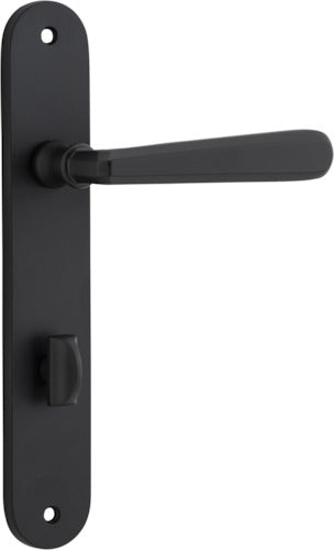 IVER COPENHAGEN DOOR LEVER HANDLE ON OVAL BACKPLATE - CUSTOMISE TO YOUR NEEDS