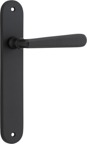 IVER COPENHAGEN DOOR LEVER HANDLE ON OVAL BACKPLATE - CUSTOMISE TO YOUR NEEDS