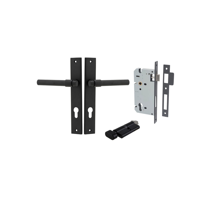 IVER HELSINKI DOOR LEVER HANDLE ON RECTANGULAR BACKPLATE - CUSTOMISE TO YOUR NEEDS