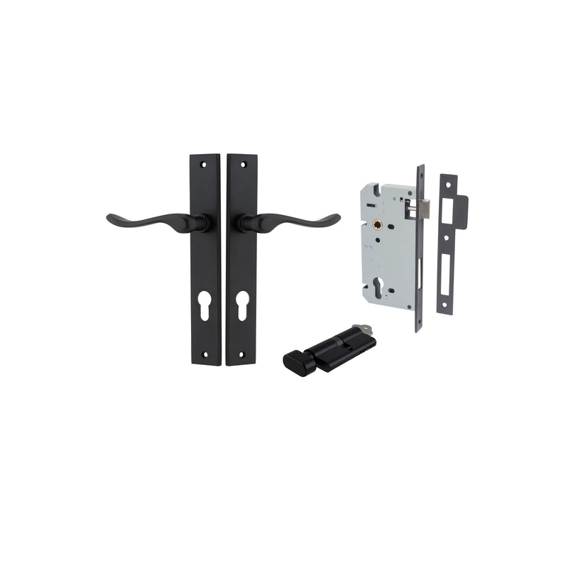 IVER STIRLING DOOR LEVER HANDLE ON RECTANGULAR BACKPLATE - CUSTOMISE TO YOUR NEEDS