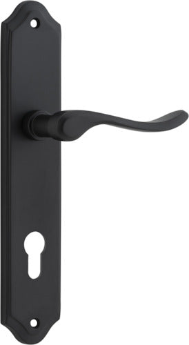 IVER STIRLING DOOR LEVER HANDLE ON SHOULDERED BACKPLATE - CUSTOMISE TO YOUR NEEDS