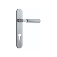 IVER BRUNSWICK DOOR LEVER HANDLE ON OVAL BACKPLATE - CUSTOMISE TO YOUR NEEDS