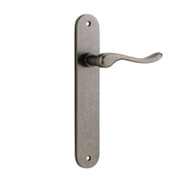 IVER STIRLING DOOR LEVER HANDLE ON OVAL BACKPLATE - CUSTOMISE TO YOUR NEEDS