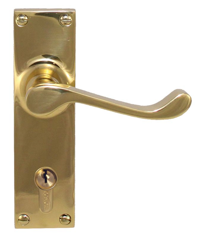 Superior Brass Lever Lock (CC 47.6mm) PVD PB 150x42mm