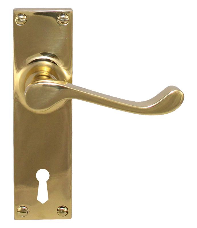 Superior Brass Lever Lock (CC 57mm) PVD PB 150x42mm