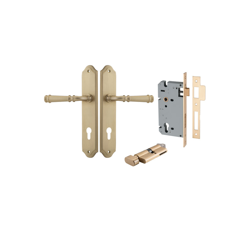 IVER VERONA DOOR LEVER HANDLE ON SHOULDERED BACKPLATE - CUSTOMISE TO YOUR NEEDS