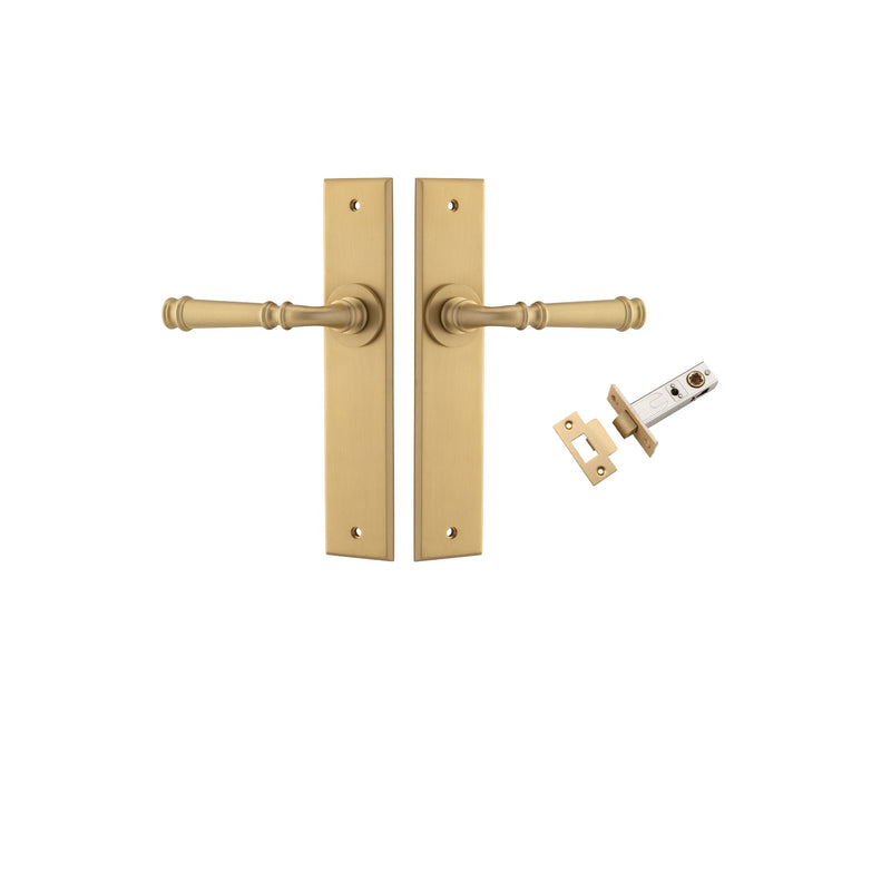 IVER VERONA DOOR LEVER HANDLE ON CHAMFERED BACKPLATE - CUSTOMISE TO YOUR NEEDS