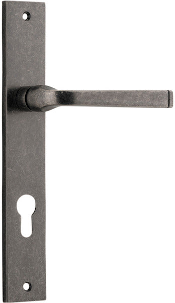 IVER ANNECY DOOR LEVER HANDLE ON RECTANGULAR BACKPLATE - CUSTOMISE TO YOUR NEEDS