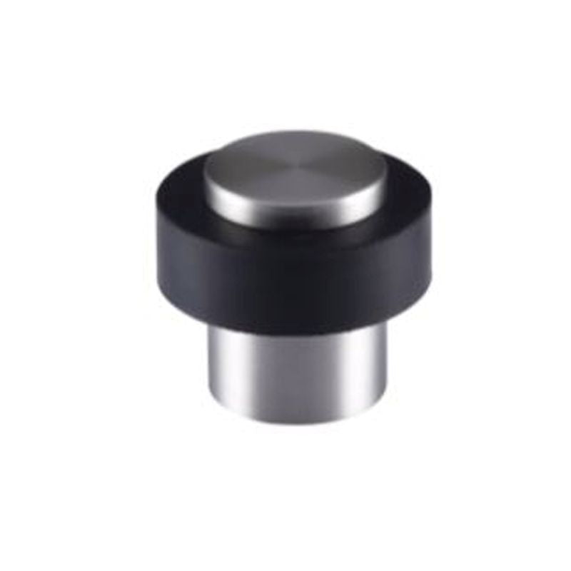 Superior Brass Door Stop, Round, Bolt Fix SS PB 40mm